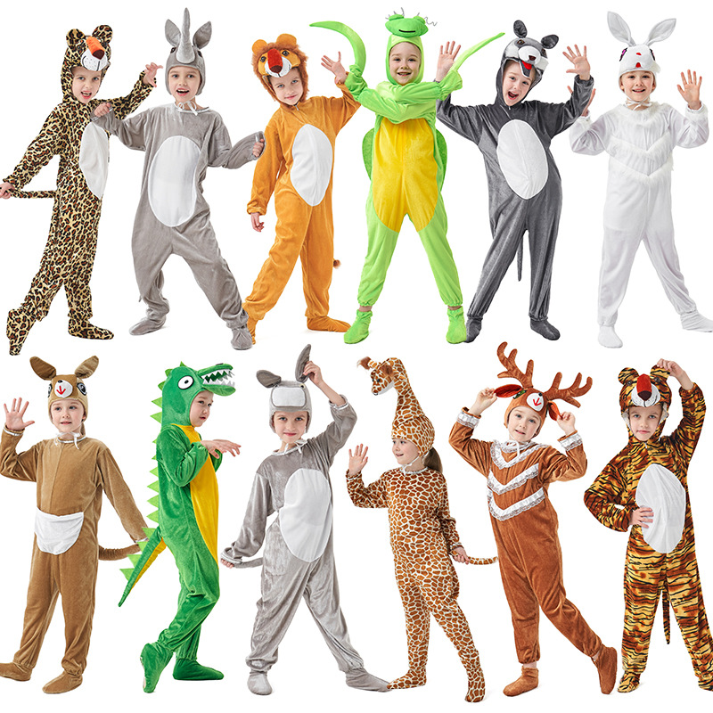 Party Games Animals - Kostum Hewan Anak-anak untuk Pertunjukan Panggung