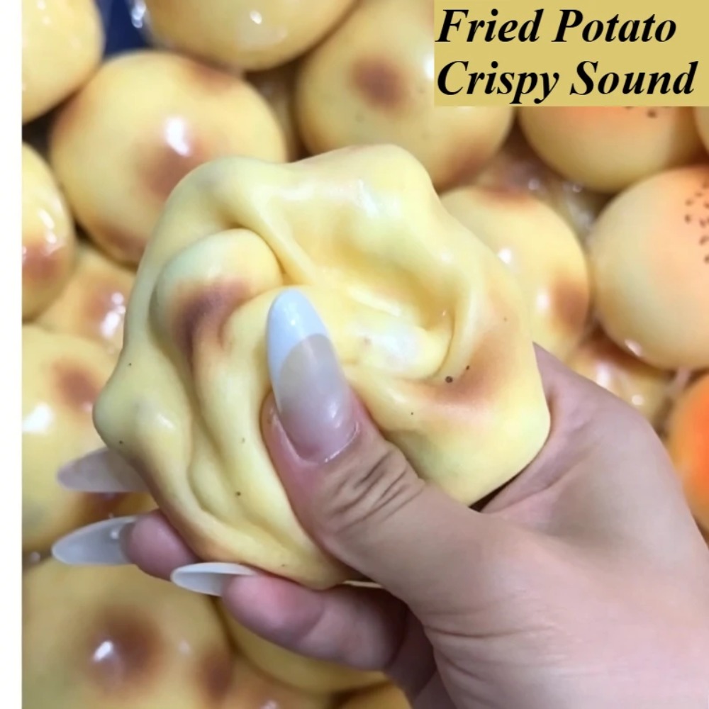 Party Games Ideas - Mainan Squishy Bentuk Kentang Goreng, Suara