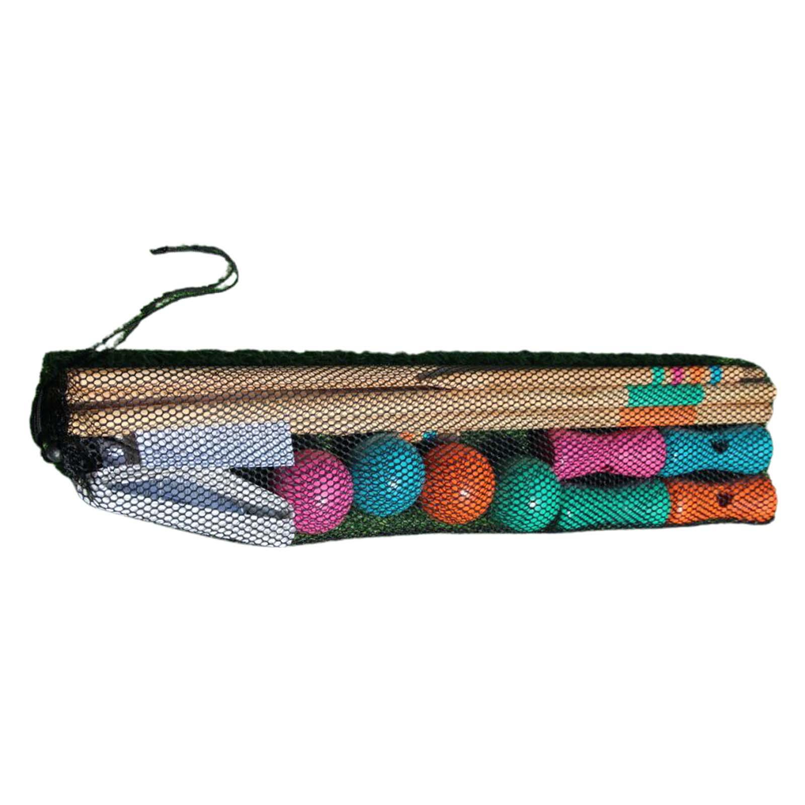 Croquet Set Lawn - Set permainan Croquet rumput untuk 4