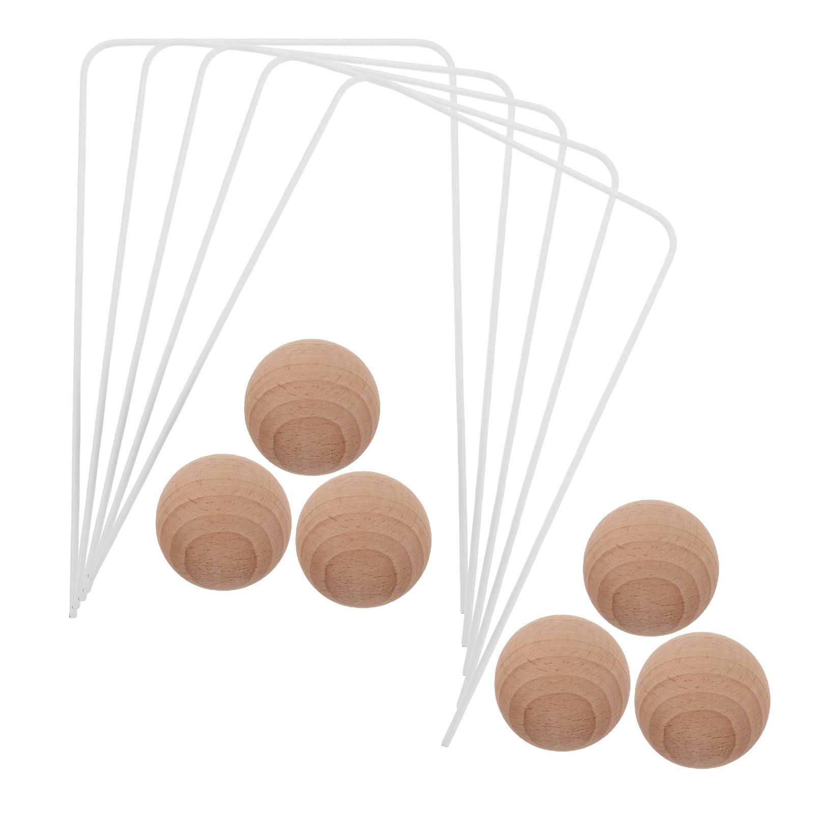 Croquet Set Lawn - 1 Set Peralatan Kroket dengan Bola