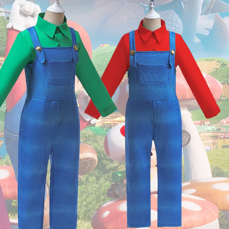 Party Games Children - Setelan Cosplay kartun permainan anak laki-laki