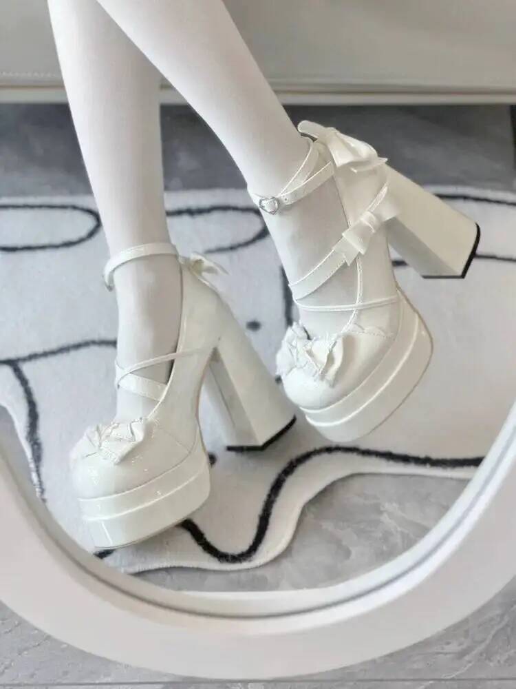 Party Games Cross Platform - Sepatu Lolita Platform Mary Jane dengan