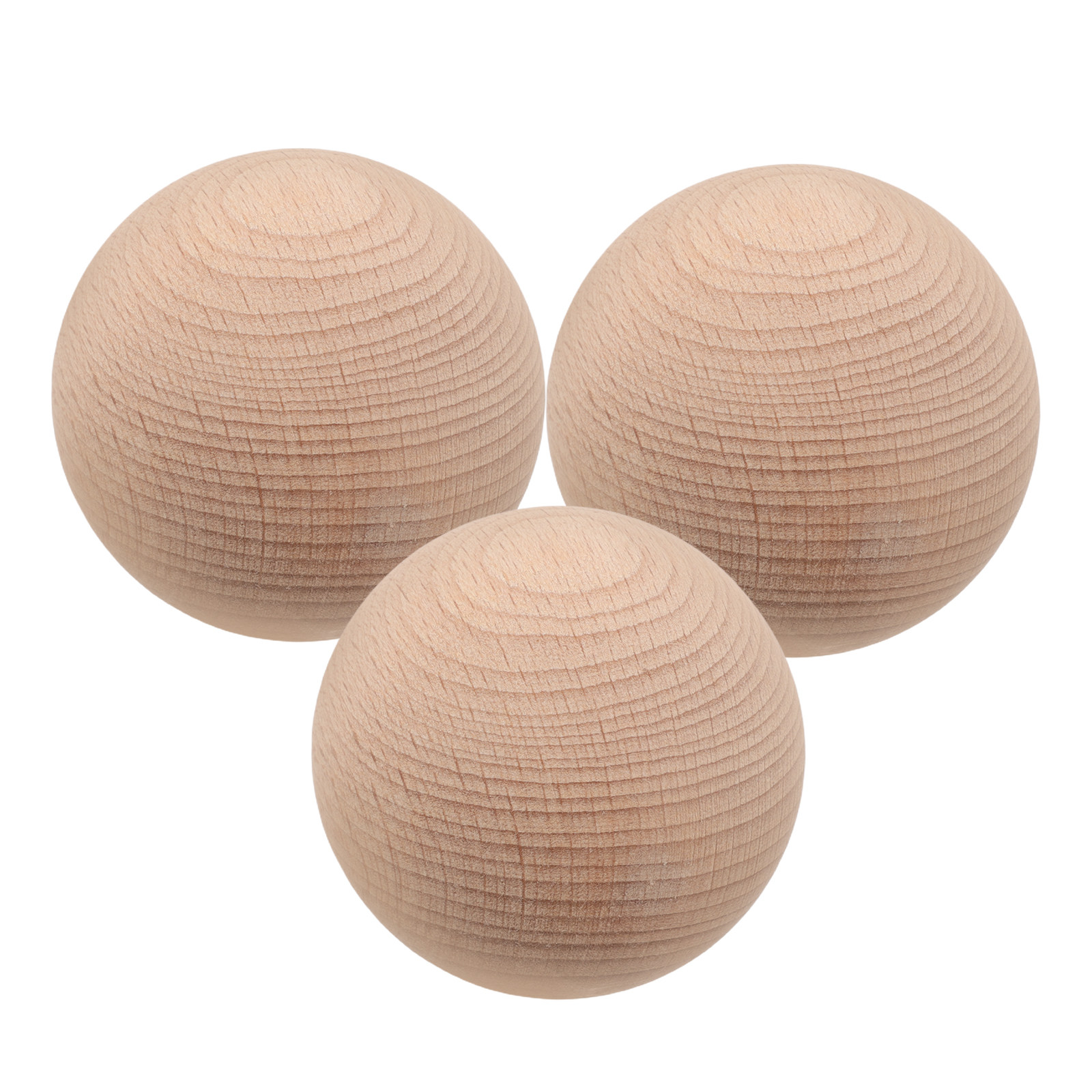 Croquet Set Lawn - 3Pcs Set Bola Golf Kayu Beech