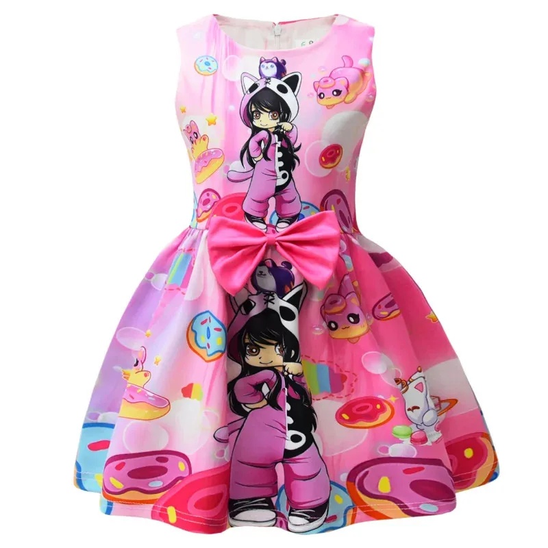 Party Games Animals - Kostum Premium Anime Game Aphmau, Gaun
