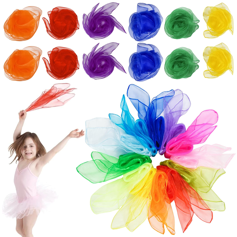 Party Games Children - Syal sutra enam warna alat peraga