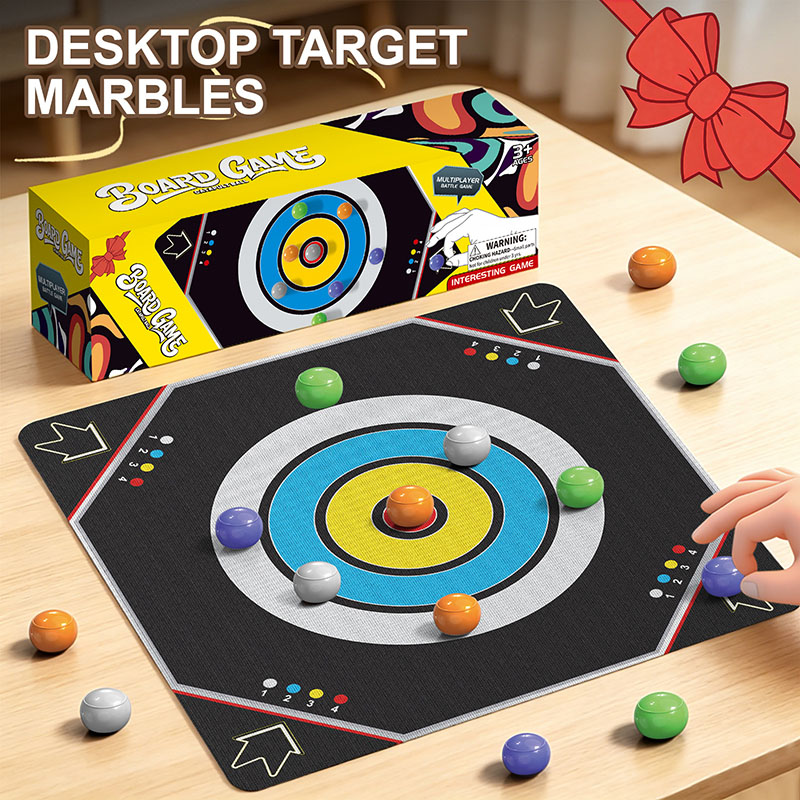 Party Games Multiplayer - Permainan Meja Marmer Curling Baru, Catur