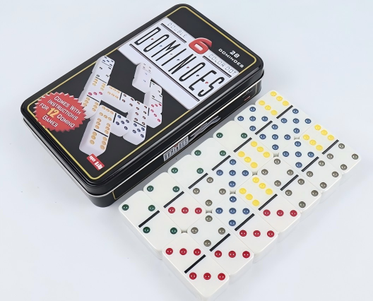 Party Games Board Game - Set Domino Double Six EleganMahj untuk