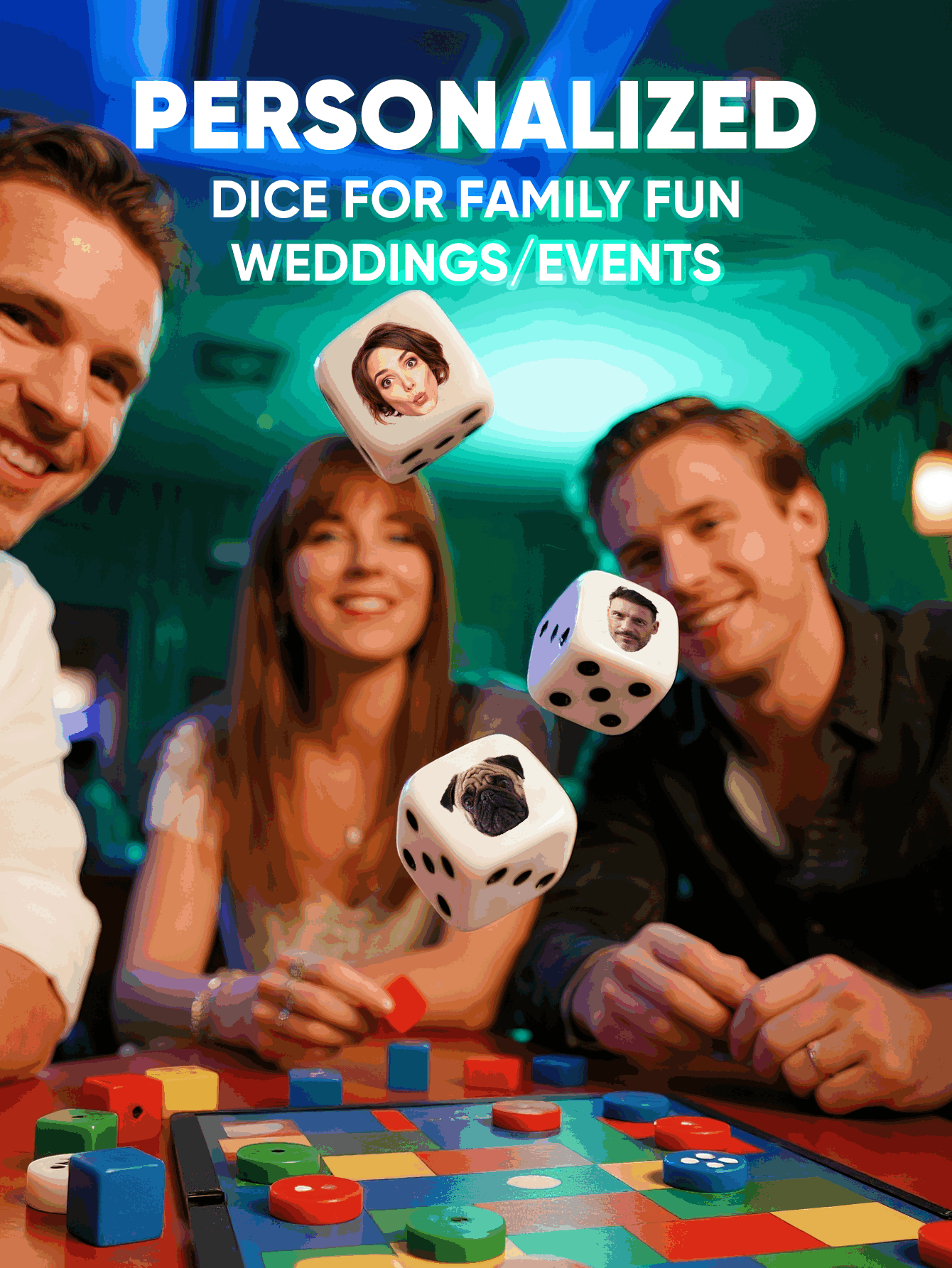 Dadu Wajah Kustom Dadu Wajah y - Party Games For Adults ulasan dan harga