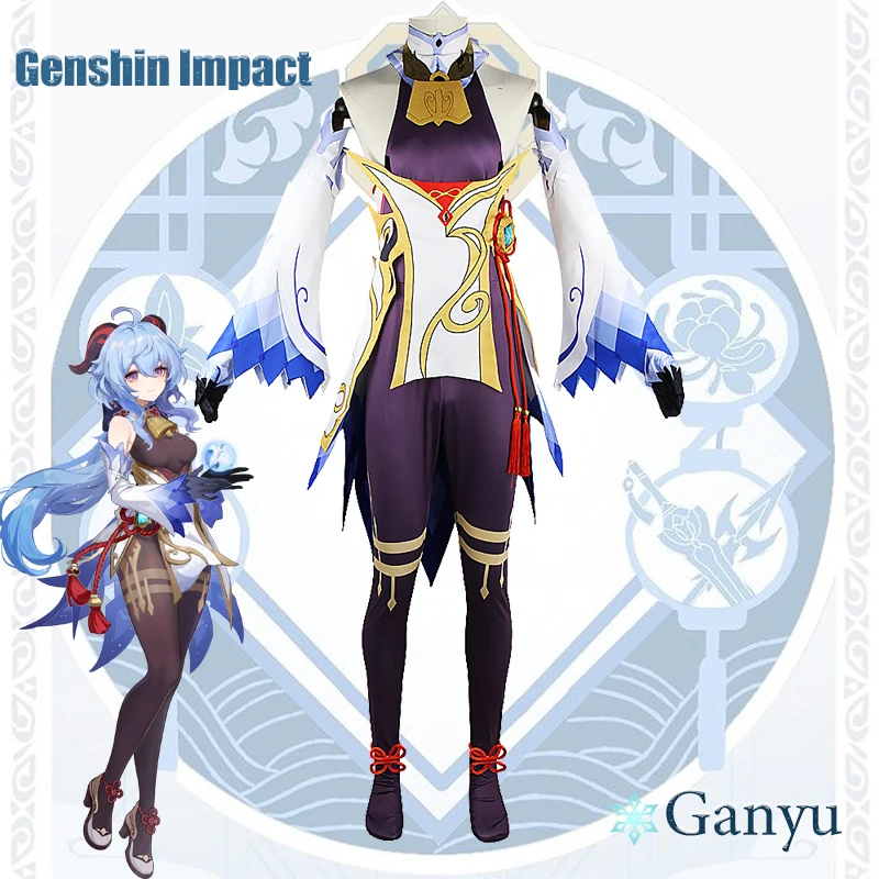 Kostum Cosplay Ganyu Genshin I - Party Games For Adults ulasan dan harga