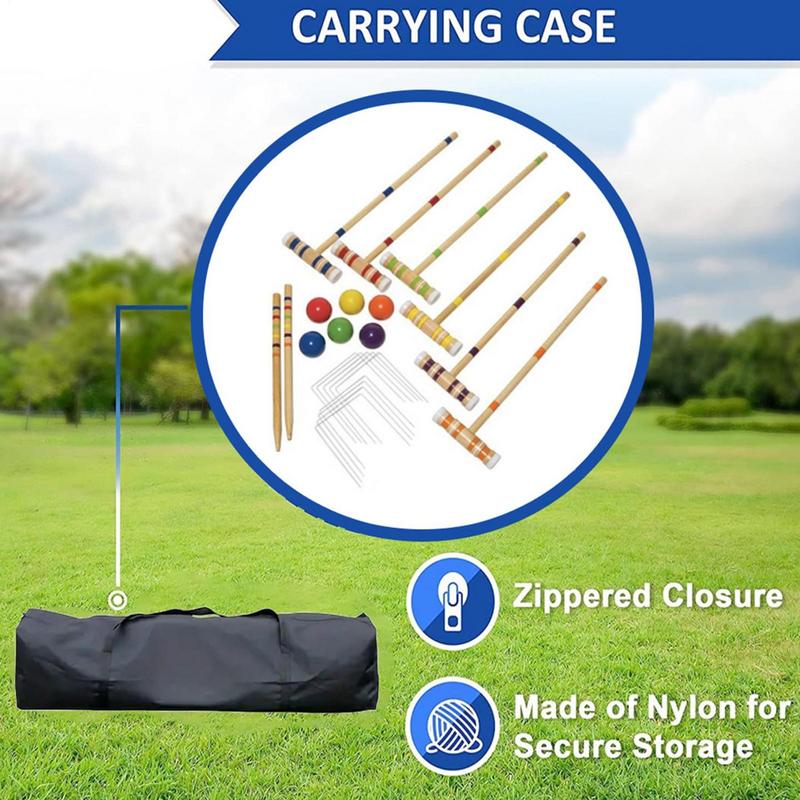 Set Kroket Permainan Rumput Lu - Croquet Set Lawn ulasan dan harga
