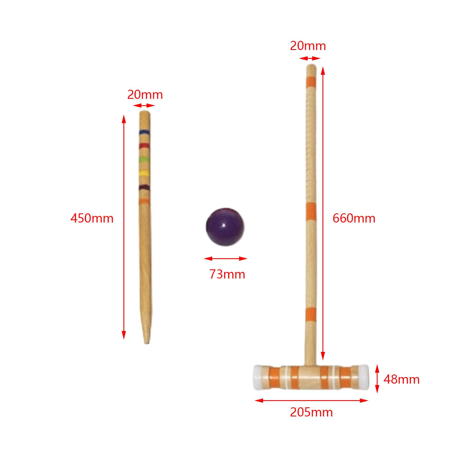 Set Permainan Kroket Luar Ruan - Croquet Set Lawn ulasan dan harga