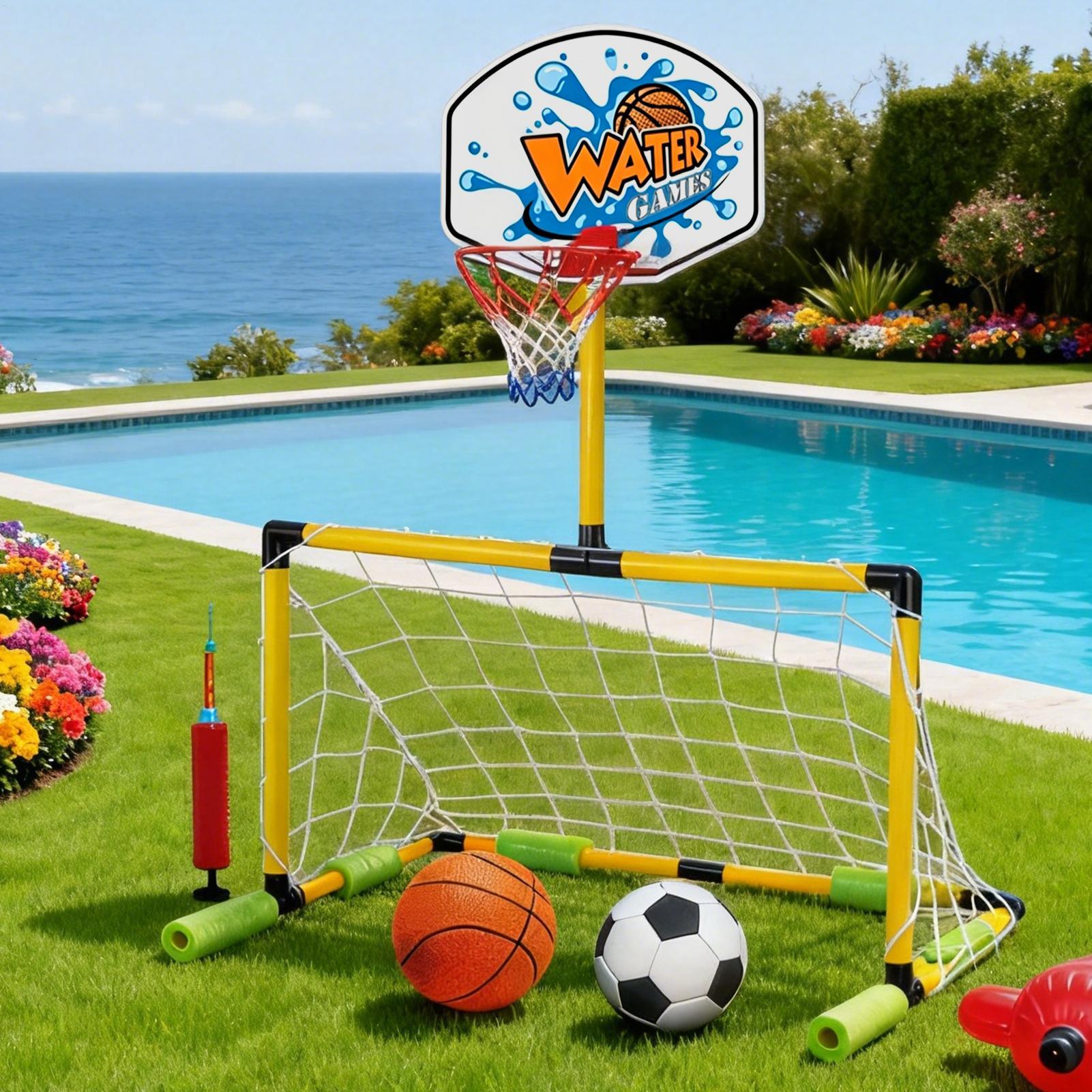Ring Basket Kolam Renang 2-in- - Party Games Quiz ulasan dan harga
