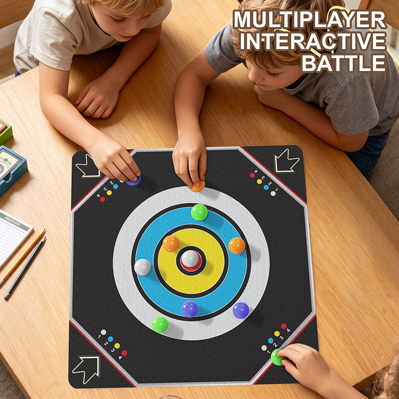 Permainan Meja Marmer Curling  - Party Games Multiplayer ulasan dan harga